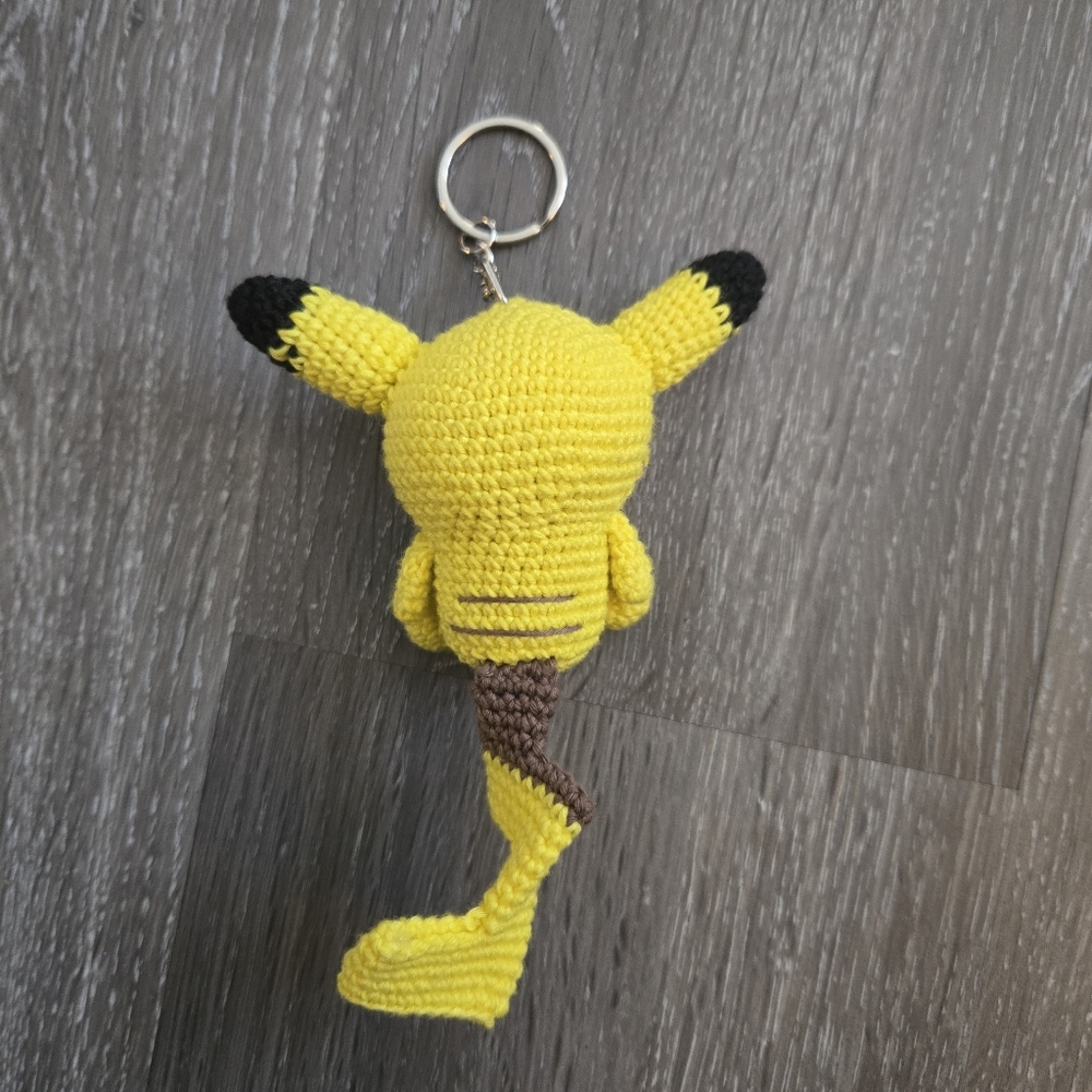 Handmade Pikachu Keychain - Picture 2 of 2